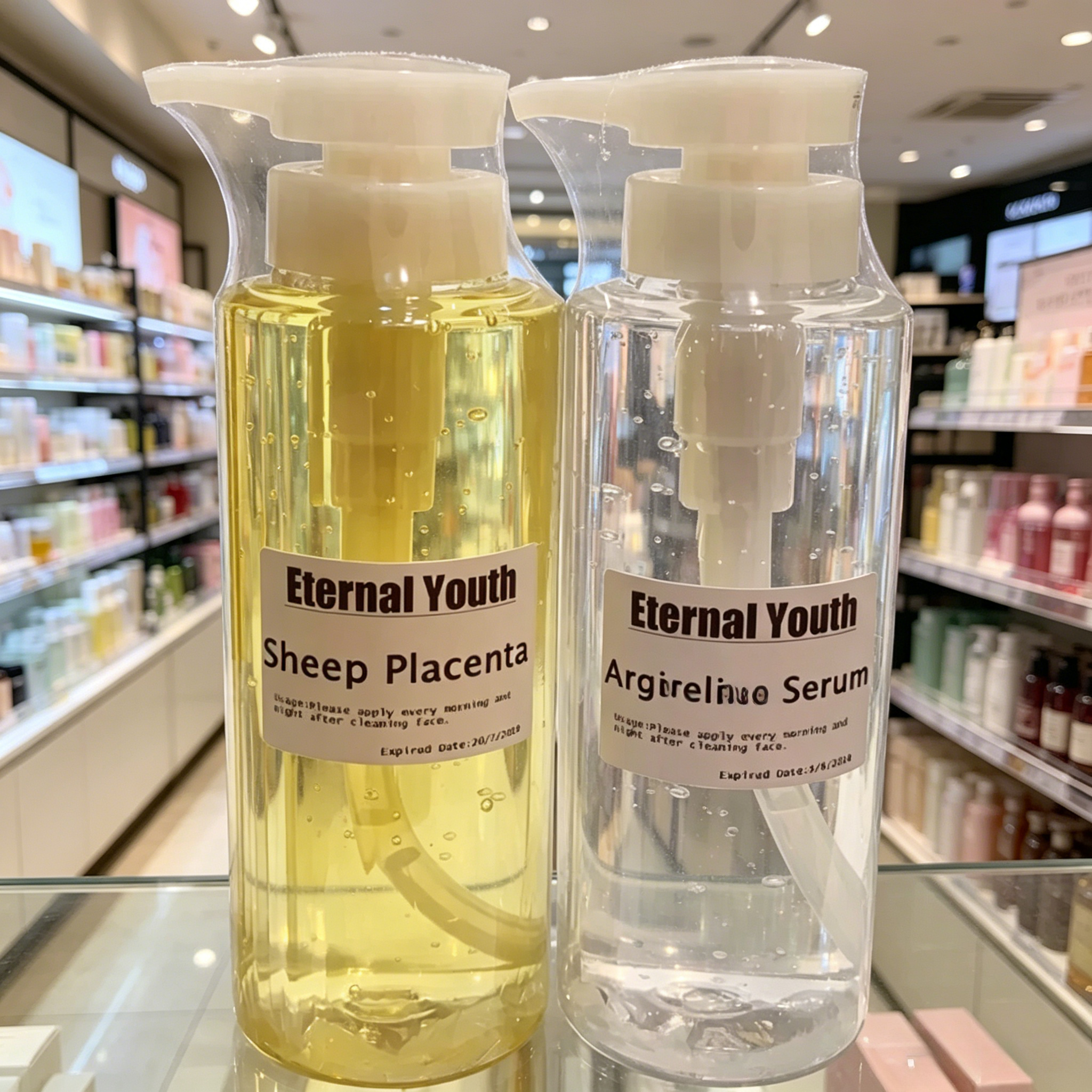 Placenta Extract Serum - Sheep Placenta Extract & Acetyl Hexapeptide-8