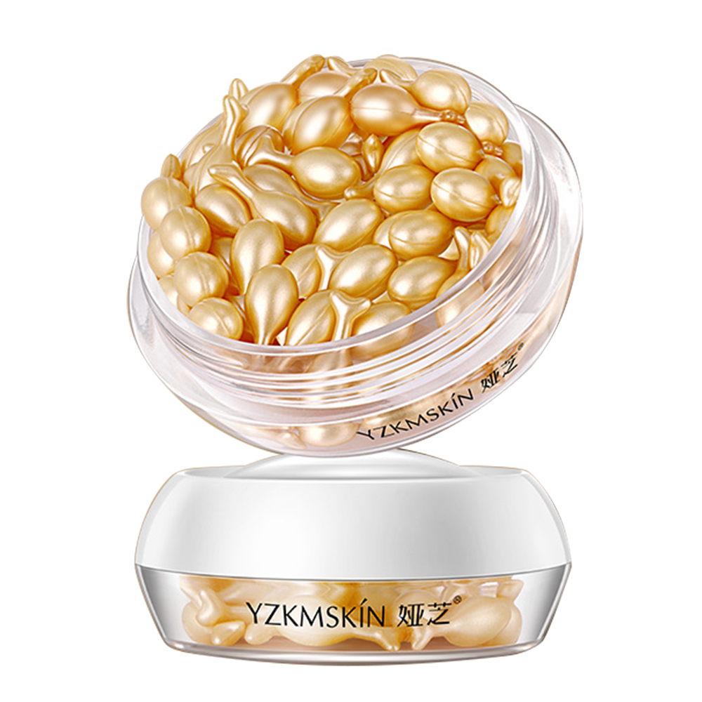 Placenta Extract Serum - 30/60PCS Fullerene Placenta Capsule Essence Moisturizing