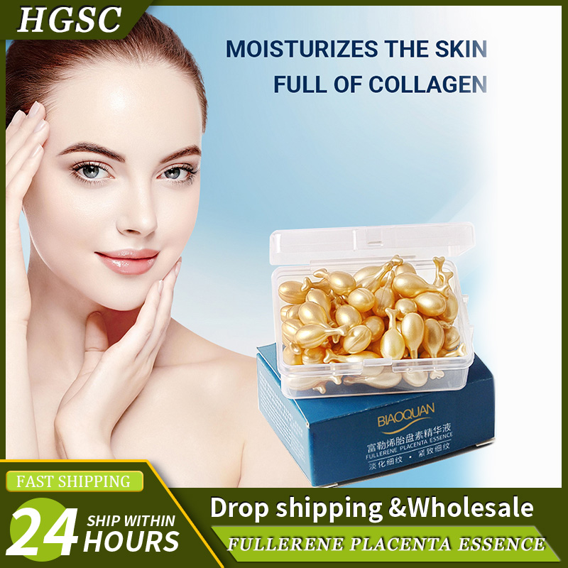 50PCS Face Serum Hyaluronic Ac – Placenta Extract Serum recenzja i cena