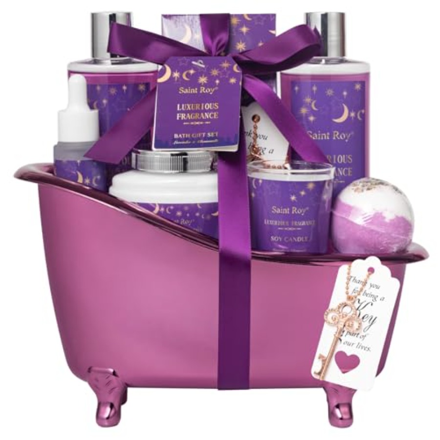 Bath Basket Spa Kit Spa Gifts  – Luxury Skincare Gift Set For Women recenzja i cena