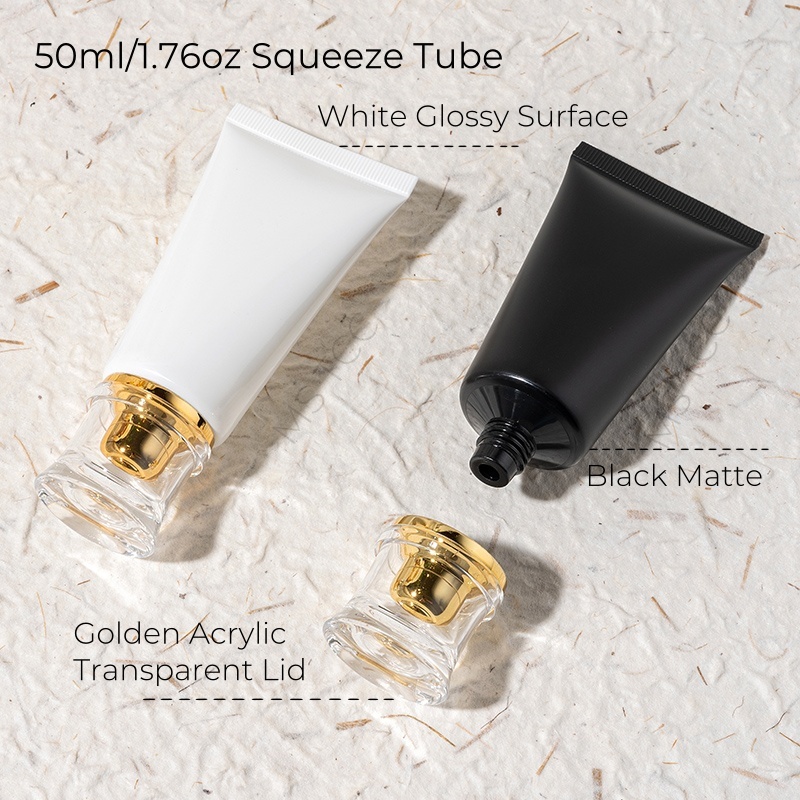 10Pcs 50ml Plastic Squeeze Tub – Luxury Skincare Packaging Wholesale recenzja i cena