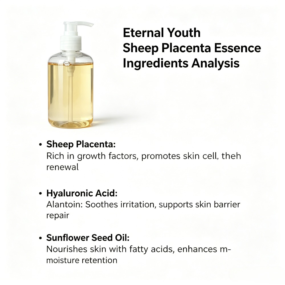 Sheep Placenta Essence Liquid  – Placenta Extract Serum recenzja i cena