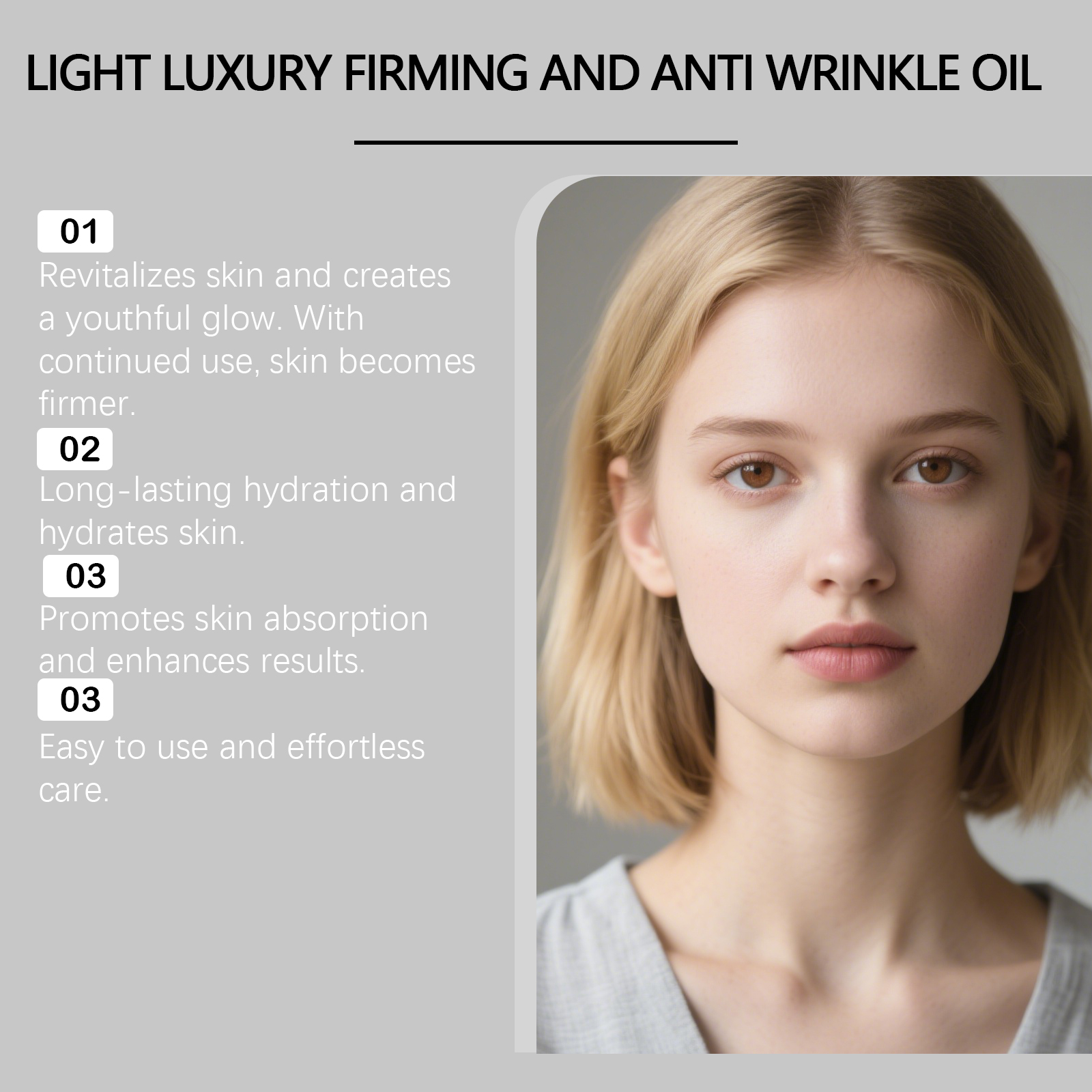 Firming Facial Care Oil Liftin – Luxury Skincare Moisturizer recenzja i cena