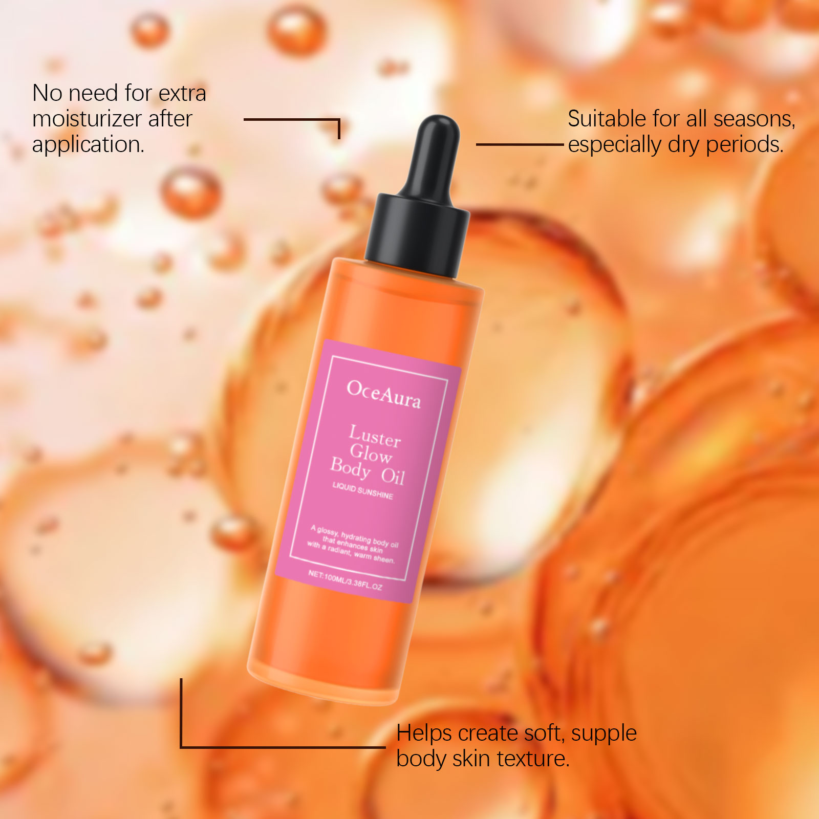 Magic Luxury Body Massage Oil  – Luxury Skincare Moisturizer recenzja i cena